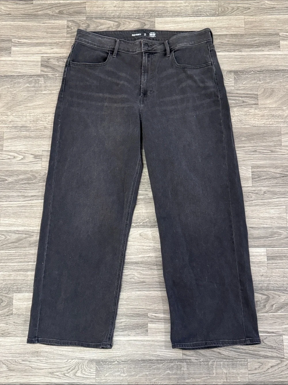 NWOT Old Navy Wow Crop Wide Leg high rise jeans women’s sz 16 tall